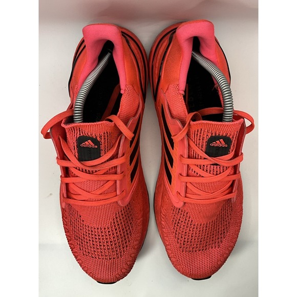 Adidas Ultraboost 20 Signal Pink Black Mens Running Shoes FW8728 Size 11 Knit main image 4